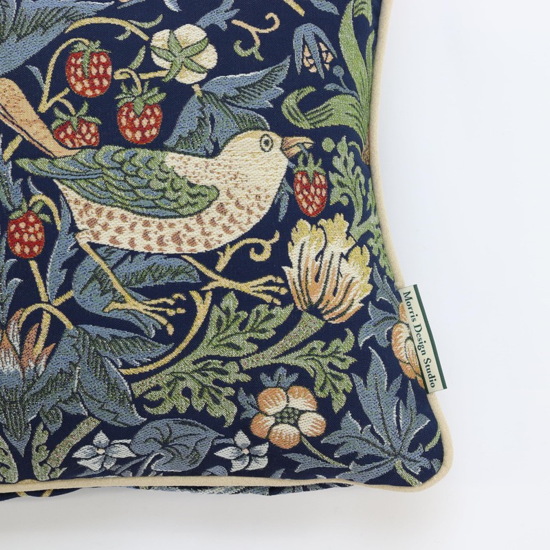 Kawashima Textile Celcom Morris Design Studio LL1710 Strawberry Thief Blue