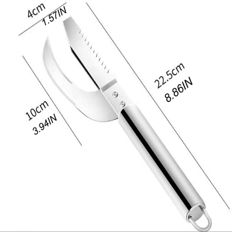 Little SyoheStainless steel fish scale knife, plane fish maw knife,