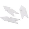 Fudeshe 3pcs/ set Screw Thread Measuring Tool, Thread Cutting Angle