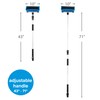 Camco RV Flow-Through Wash Brush - Features an Adjustable Handle,