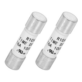 MECCANIXITY 1000V 16A Time Delay Fuse Ceramic Fuses Generic Current Limiting Protection Time Delay Cartridge Fuse for Photovoltaic Solar Systems DIY Inverter Circuit Board Glass Fuses 2 Pack