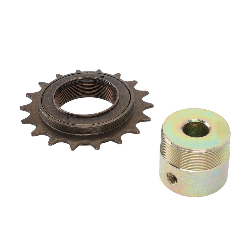 Single Speed Bike Freewheel 18T Threaded Bicycle Freewheel with 13mm