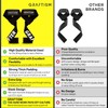 GRAFTISM Weight Lifting Straps - Premium Neoprene Padded Gym Wrist