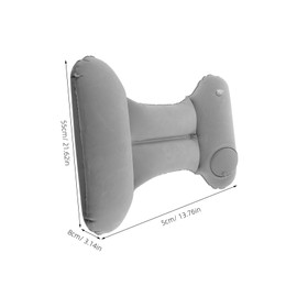 OHPHCALL Airplane Pillow Automatic Inflation Lumbar Support Pillow for Car Camping and Travel for Neck and Back