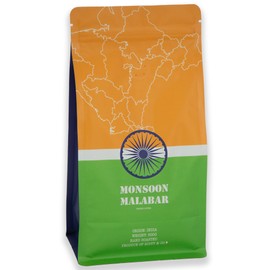 Monsoon Malabar Ground Coffee. Dark Roast Ground Coffee, Single Origin. 500g