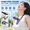 Portable Rechargeable Fan for Personal Cooling – 5-Speed Foldable Fan