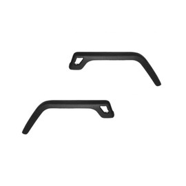 For Jeep Wrangler 1999-2006 Fender Flare Driver and Passenger Side | Pair | Front | Black | Textured | CH1268107, CH1269107 | 5KC27DX9AB, 5KC26DX9AB