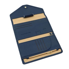 Ieron Car Registration and Insurance Cover, Car Insurance and Registration Cover PU Leather Wallet ID Card Holder Driving License (Blue)