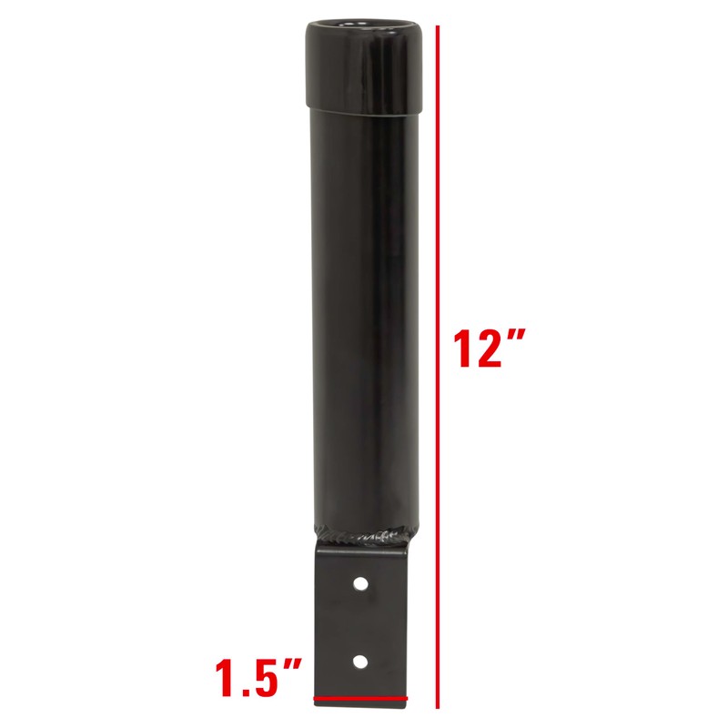 Extreme Max 5001.6704 Wall-Mount Aluminum Funnel Holder for Enclosed Race