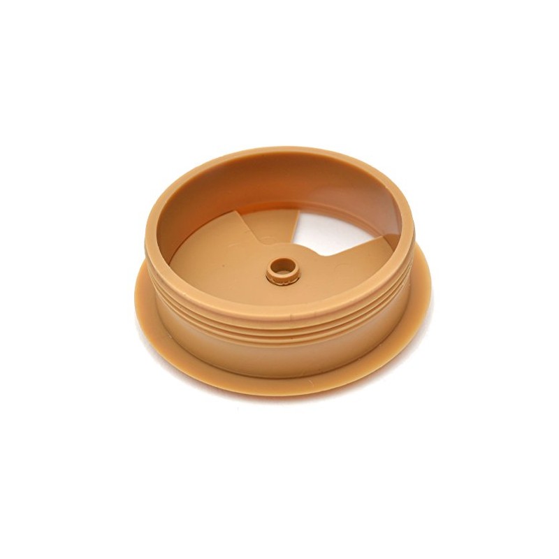60mm Beech PC Computer Desk Plastic Grommet Table Cable Tidy