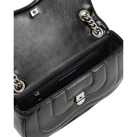 JW PEI Women's Tina Quilted Chain Crossbody - Black