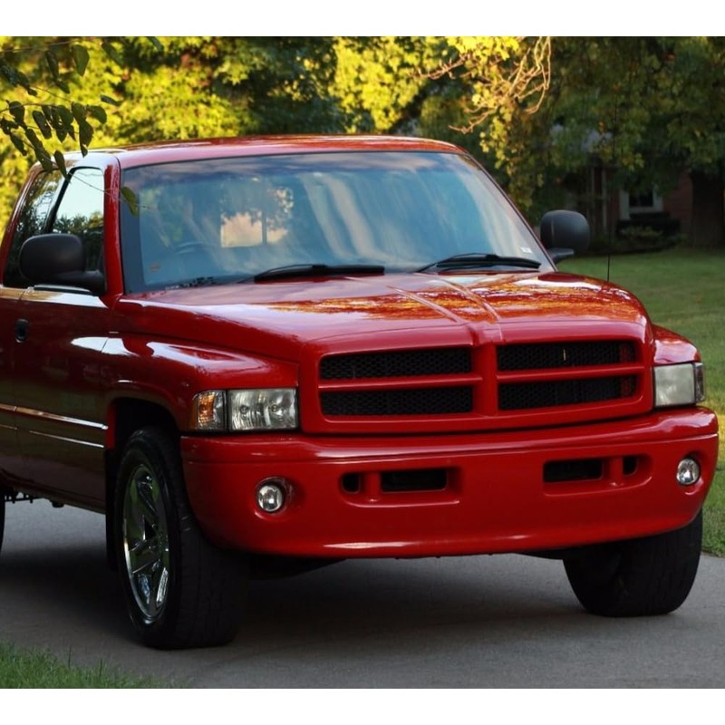 PIT66 Front Bumper Fog Lights Compatible with 1994-2001 Dodge Ram