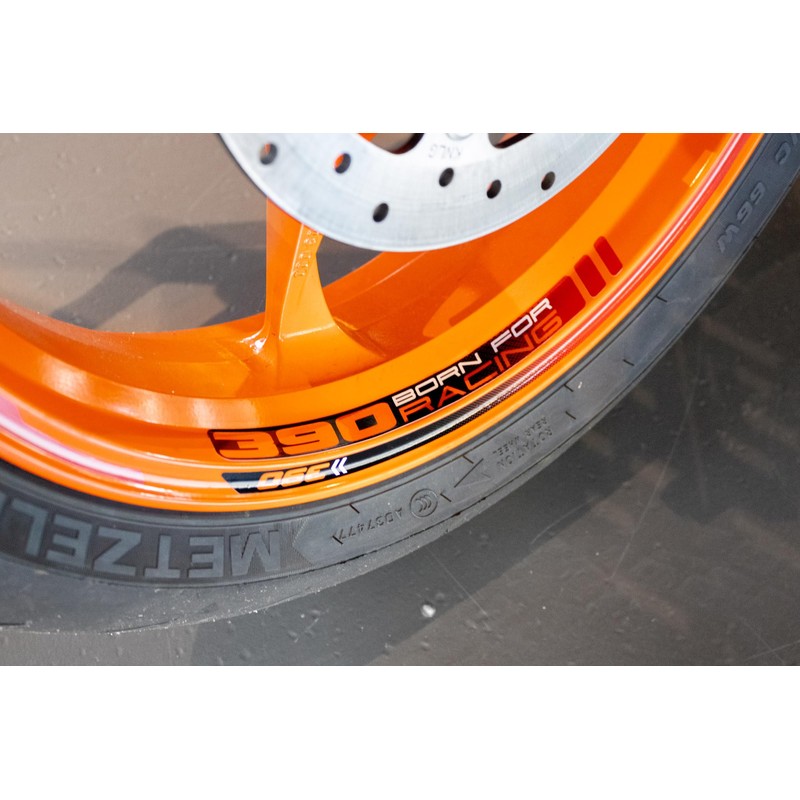 Felgenrand Aufkleber Motorcycle Rim Bed Compatible with KTM 390 Duke