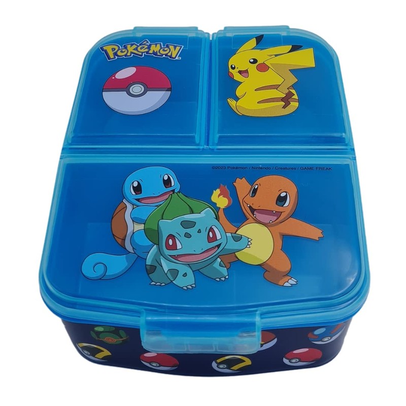 Stor - Pokemon Sandwich Box - Lunch Box for Children