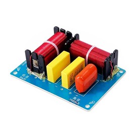 VOANZO 2 x 180W Speaker Crossover 2 Way Crossover High and Low Frequency Crossover Point 2900Hz for Hi-Fi Bookshelf Speakers, Center Speakers, Surround Speakers