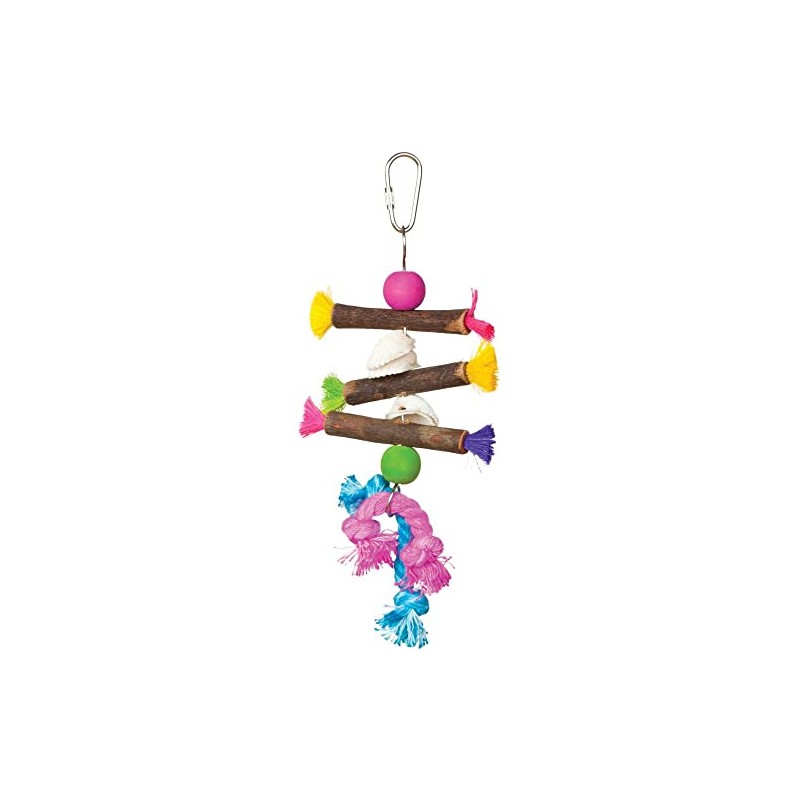 Prevue Hendryx Preen & Pacify Tropical Teasers Shells and Sticks