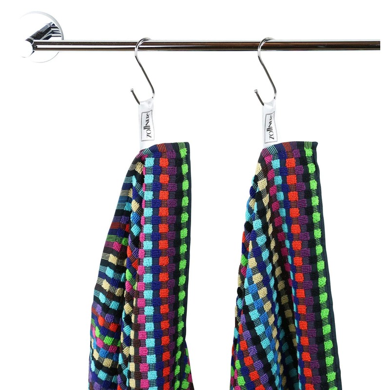 ZOLLNER Set of 2 Bath Towels 70 x 140 cm
