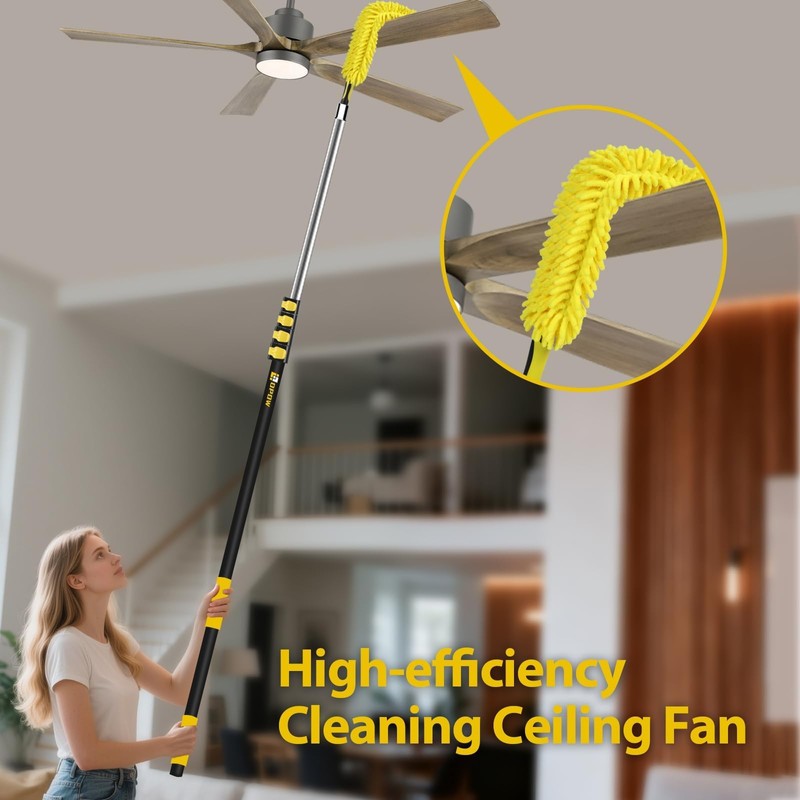 30 Foot High Ceiling Duster Kits with 7-24ft Heavy Duty