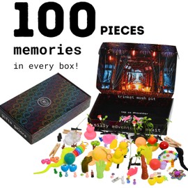 KANDI BAR festival trinkets | 100+ pieces variety pack: sprouts, ducks, finger puppets, tiny hands, babies, googly eyes, squish toys & more | wear & trade at every rave & music festival…