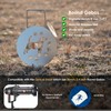 16Pcs Unique Round Gobos Kit for Optical Snoot,86mm/3.4in(B Size) Metal