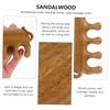 Healvian Wooden Shaped Comb Wide Scalp for Curly Hair Sandalwood