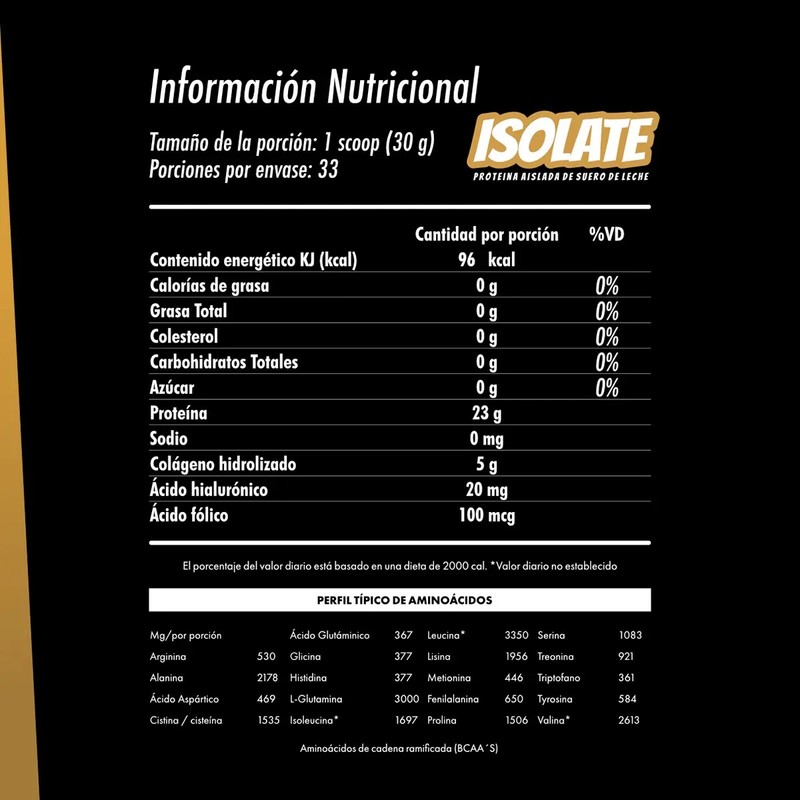 Proteina Isolate Elite 1kg Suplemento Polvo Musculo
