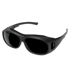 HARFINGTON Welding Safety Glasses IR Shade 9 PPE Protective Glasses Light-Proof Anti-Scratch Wrap-Around Lens Lightweight CE Certified Protective Welding Eyewear for Men Women Eye Protection