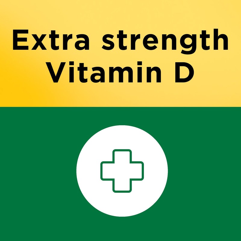 Nature Made Vitamin D3 5000 IU (125 mcg) Softgels, Extra