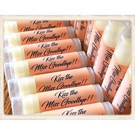 20 KISS The Miss Goodbye Bridal Shower Pinot Grigio Flavored Lip Balms Bachelorette Party