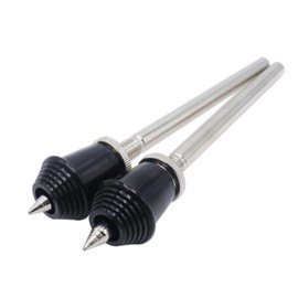 CashBeat 2PCS Vintage Style Straight Bass Drum Spurs Legs, Metal Kick Drum Floor Tom Leg Mounts, Percussion Drum Set Replacement Parts Accessories