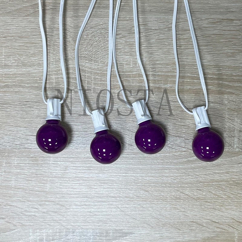 NIOSTA 25 Pack G40 Replacement Bulbs,120V LED Bulbs, for E12