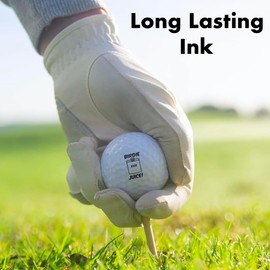 HODL 21 Ball Badge - Golf Ball Stamp (The Golf Series), Self-Inking Golf Ball Stamper, Golf Ball Marker, Reusable Golf Ball Marking Tool to Identify Golf Balls - Reusable Ink Stamp