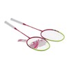 2 Player Badminton Racquets Adults Lightweight Carbon Fiber Rackets with