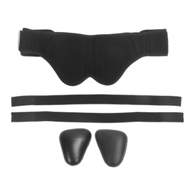 Hernia Belt Truss Adjustable Professional Relieve Discomfort Nylon Inguinal Hernia Belt for Adult Children Black L