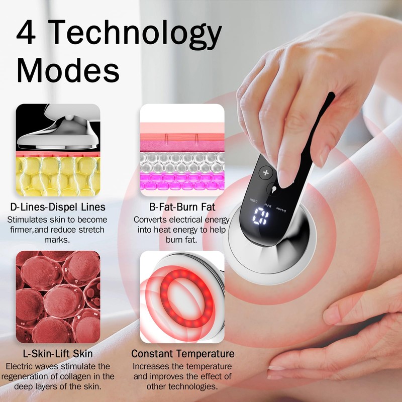 Cellulite Massager, Body Sculpting Tool, Cordless Handheld Body Cellulite Remove