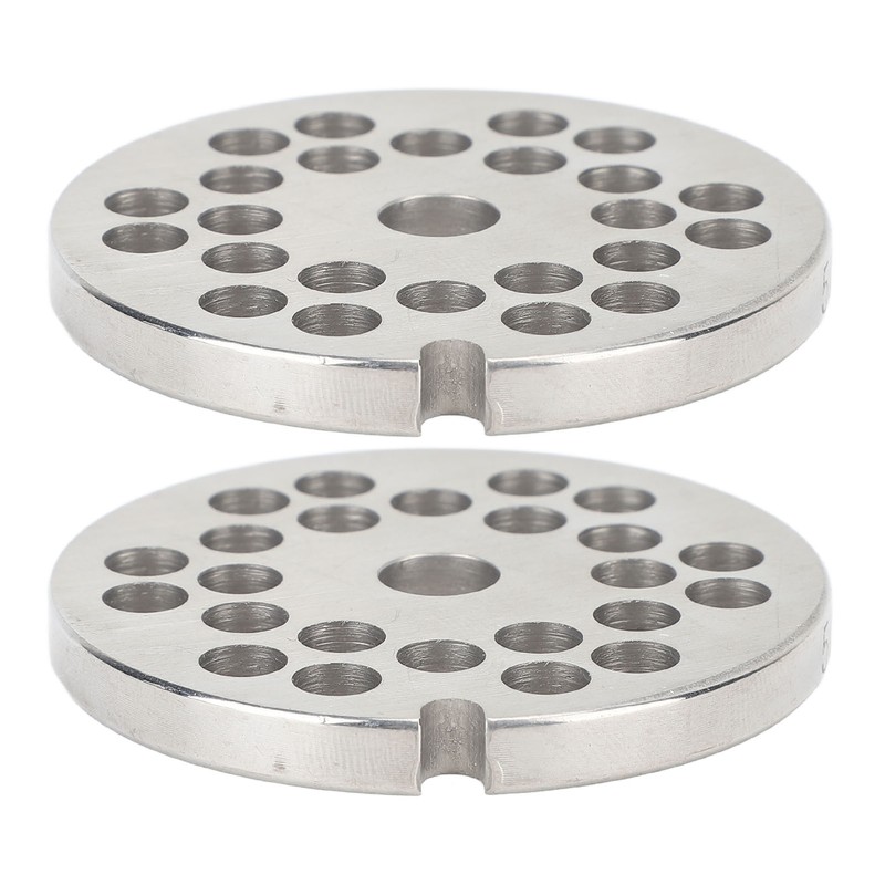 2pcs Meat Grinder Plate Disc Blade Sharpness Blade Rustproof Reusable