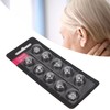 10pcs Hearing Amplifier Open Domes 10MM Silicone Transparent Soft Prevent