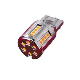 VALENTI(ヴァレンティ) ジュエルLEDバルブ T20ダブル/シングルウェッジ兼用 (バイク用ウインカーランプ) アンバー 1個入り M03-T20D-AM