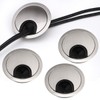 Dproptel 4 x 60mm Desk Table Grommet Cable Tidies Desk