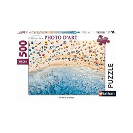 Puzzles NATHAN 4005556871384 500-Piece Summer on the Beach Puzzle for Adults
