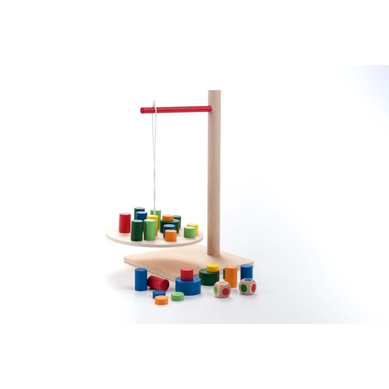 Engelhart - Hölzernes Geschicklichkeitsspiel im Waagendesign - 340916