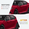 Glossy Black Side Door Mirror Covers and Handle Caps Replace