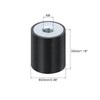 sourcing map 8Pcs 25 x 30mm M8 Thread Female Rubber