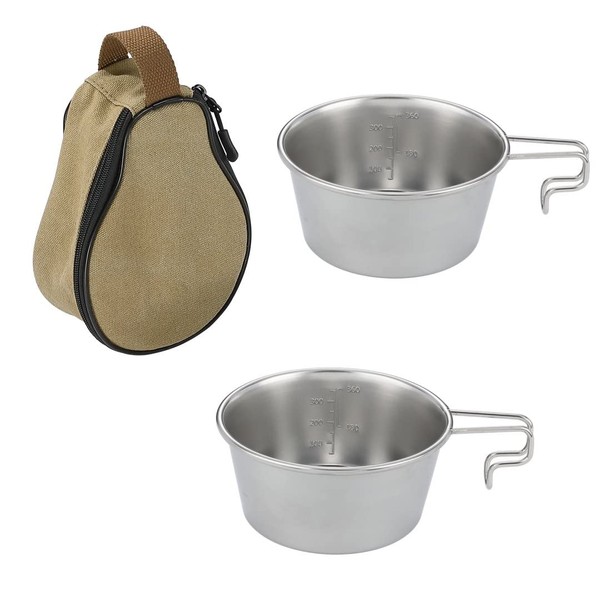 NANGOGEAR 21119 (S-360-2P+B) Shera Cup, Deep, 18-8 Stainless Steel, #450