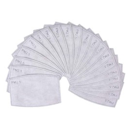 Pollution Mask Military Grade Anti Dust with 2 pcs PM2.5 Filters Washable Cotton Respirator with Adjustable Ear Strap Allergy Cycling Running Hiking Painting Cleaning Construction (20 pcs Filters)