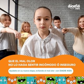 Diadie Kids Desodorante Natural Niños Atomizador Axilas Pies Pack