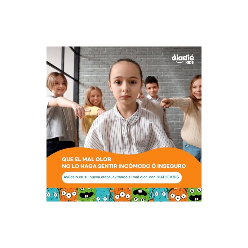 Diadie Kids Desodorante Natural Niños Atomizador Axilas Pies Pack