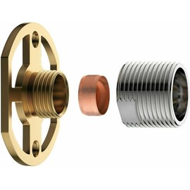 Easy Shower Mounting Systems Kit for Strong Shower Valve Connections and Leak Free installations - BSP Wall Mounting Bar Valve Fixing Brackets for Bar Shower Or Bath Mixer Tap (1 x Pair, 1, Pair)