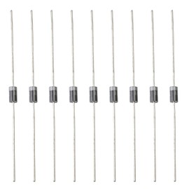 Fielect Rectifier Diode Electronic Silicon Diodes 1A 100V Peak Repetitive Reverse Voltage for Schottky Diode 1N4002 Model 50Pcs