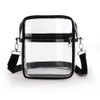 PVC Clear,Transparent Gym Shoulder Bag,Clear Crossbody Messenger Shoulder Bag with,Clear